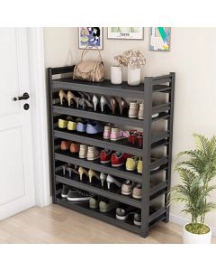 Fukai Xiang Home Steel Shoe Rack, Floor Standing Multi-Tier Storage Shelf, Simple Organizer Shoe Cabinet, 6-Tier, 1000*300*1180