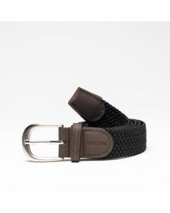 Decathlon Canvas Woven Elastic Belt Casual Simple Classic Black New 108-135cm-4492896