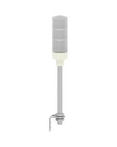 Schneider Electric 3-Tier Light Pole 24V with Buzzer and Foldable Base, 100mm Support Tube Mount XVGB3SMA