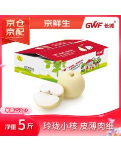 Jingxiansheng Great Wall Old Tree Crown Pear, Net Weight 5 Jin (Approx. 2.5kg), Single Fruit 250g+, Fresh Seasonal Fruit Mid-Autumn Festival Gift Box