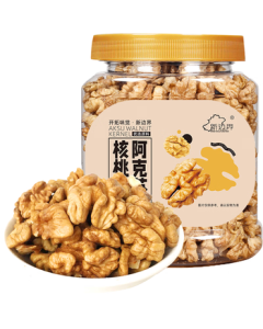 New Boundaries Aksu Walnut Kernels 300g, Original Flavor Large Walnut Kernels, Xinjiang Thin-Shell Walnut Kernels, Nut Snack Specialty