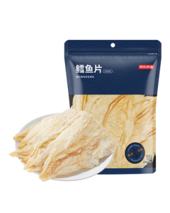 JD Deep Sea Cod Fish Fillet 100g, Savory Dried Fish Snack, Roasted Fish Fillet, Seafood for Pregnant Women