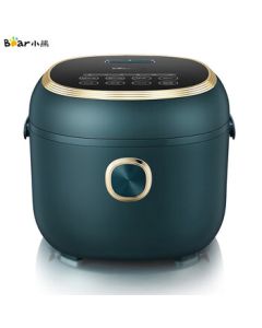 Bear Electric Rice Cooker, Smart Multi-functional Home Use, Automatic Steamer with Preset Timer, Keep Warm, Soup & Porridge Pot, 4L for 4-6 People, DFB-P40Z1, Blue