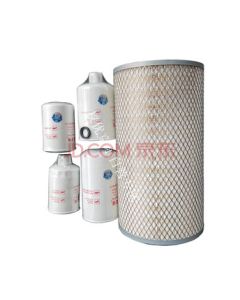 Quanyou Three Filters 5-Piece Set (Oil Filter, Diesel Coarse Filter, Air Filter, Diesel Fine Filter, Oil-Water Separator) Compatible with Dongfeng EQ2102N EQ2102