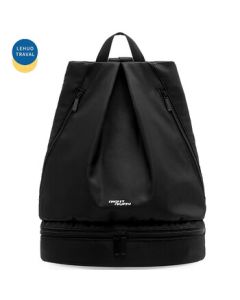 LOHAS Travel Swimming Bag Dry Wet Separated Sports Backpack Men's Basketball Bag Gym Bag Drawstring Backpack Swim Bag Football Training Backpack