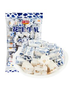 Huifuyuan Nougat 500g Authentic Handmade Old-Fashioned Peanut Candy Kids' Candy Snack for Leisure and Cravings