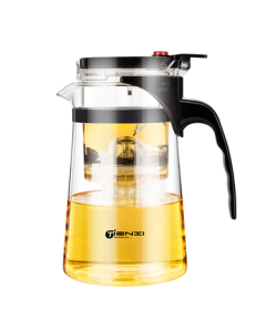 TIANXI Glass Teapot Heat-Resistant Tea Set Drifting Cup Tea Brewing Pot with Strainer Tea Infuser Separator Home Collection