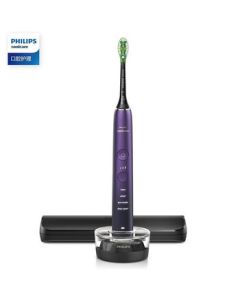 PHILIPS Sonic Electric Toothbrush with Innovative Micro Bubble Flow Technology, Long Battery Life, Couples Cleaning Toothbrush for Stain Removal HX9911/69 Starry Purple