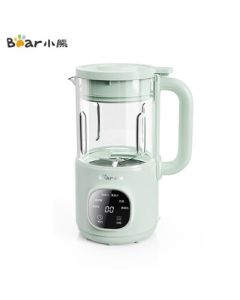 Bear 0.8L Mini Blender, Household Small Soymilk Maker & Rice Paste Machine, Multi-functional Automatic Cleaning No Need to Filter PBJ-E05K1【Holiday Gift】