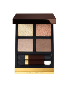 TOM FORD Eye Color Quad Eyeshadow Palette 01# 10g (TF Eyeshadow - Warm Earthy Orange, Ultra-Smooth Texture, Long-Lasting, Birthday Gift Box for Her)