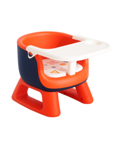 Rikang Baby High Chair, Interactive Learning Chair for Infants, Multifunctional Children's Dining Table RK-X2009-2 Orange