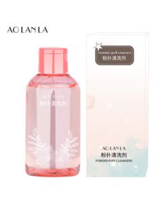 AOLANLA Makeup Sponge Cleanser 150ml, Gentle Cleaning Liquid for Cosmetic Puffs, Foundation Sponges, and Makeup Brushes