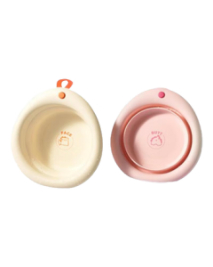 babycare Foldable Baby Wash Basin & Bath Tub Set for Newborns, 2-Piece for Face and Bottom Cleaning