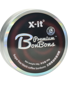 X-IT Sugar-Free Iced Coffee Candy 98g - Refreshing for Driving, Energizing for Overtime - Peppermint Candy with Herbal Essence Throat Soother