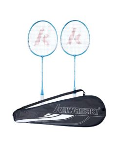 Kawasaki (KAWASAKI) Badminton Racket Steel Alloy Durable Pair Racket Entry-Level Training Dual Racket IRON-007