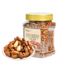 Xianji Open-Mouth Pine Nuts 500g, Northeast Specialty, Bulk Hand-Cracked Red Pine Nuts for Pregnant Women, Nut Snacks, Roasted Nuts