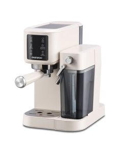 DAEWOO Coffee Machine and Accessories DY-KF10B Colo White Home Fully Automatic Bean/Powder Dual Use Self-Cleaning Smart
