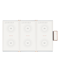 Morphyrichards Triple-Fold Food Warmer Plate - Multi-Functional Heating Tray with Timer, Keep Dishes Warm, Defrosting, Detachable Power Cord, MR8300