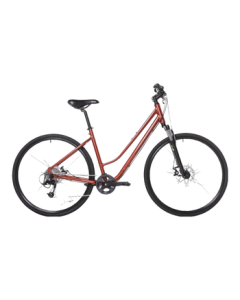 Decathlon Riverside 500 Road Bike 9-Speed Leisure Urban Commuter Bicycle Rust Red L-4984219