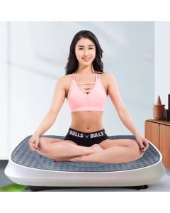 Suncao SC-FM50 Vibration Plate Machine for Home Use, Lazy Fitness Equipment, Slimming Vibration Machine for Body Shaping and Toning, Tech Silver