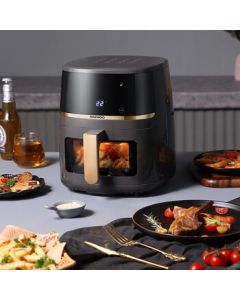 DAEWOO Multi-functional 5L Large Capacity Electric Air Fryer with Visual Smart Touch Control DYKZ-5013E Phantom Gray