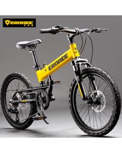 EROADE Kids Folding Bike for Boys and Girls, Youth Mountain Bike for Elementary and Middle School Students