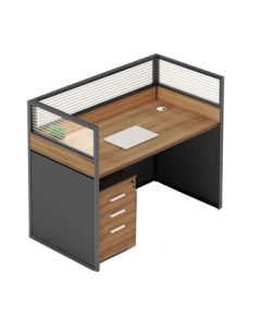 Damai Office Partition Workstation Desk Single Person Computer Desk 1200*600*1100mm