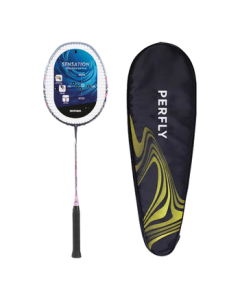 Decathlon Badminton Racket Offensive Racket Durable Racket Dawn Blue One Size-5134221