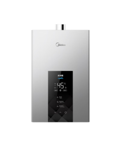 Midea 16L Gas Water Heater, Natural Gas, Intelligent Control, Boosted Water Servo, Constant Temperature, ECO Energy Saving, Low Water Pressure Start, Model JSQ30-MK6 Midnight