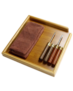 Gold-Inlaid Jade Tea Set Accessories, Tea Dividing Set, Tea Needle, Tea Knife, Tea Towel, Tea Tray, Solid Wood Bamboo Pu-erh Tea Box and Tea Appreciation Tray