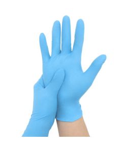 INTCO INTCO Medical Nitrile Examination Gloves Durable 4g Blue Size L 100pcs/Box Y86-1001-L