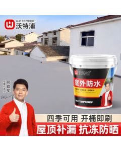 Waterproof Paint for Roof and Exterior Walls - Leak Repair King, Special Material for Cracks, Outdoor Roof Sealant
