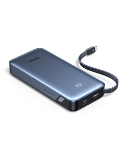 UGREEN [3C Certified Flight-Approved] Super Power iPhone 17 Power Bank with Built-in Cable 20000mAh 45W Fast Charging High-Capacity Portable Charger Compatible with Apple 16 Xiaomi