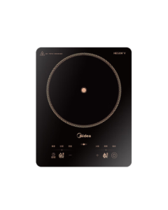 Midea Induction Cooker for Home Use, 2200W High Power, One-Key Stir-Fry, Touch Control with Multiple Settings, High Firepower, Integrated Large Panel, Ink Series 22XA12