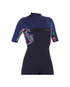 Decathlon Women's Diving Suit Surfing Suit Jellyfish Suit Long Sleeve Swimsuit Top Black_Short Sleeve Long XS-2916005