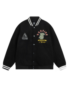 Li Ning Anti-Five丨3D Cut Loose Casual Jacket for Men, New 2025 Autumn Embroidered Baseball Collar Jacket AFDVB13