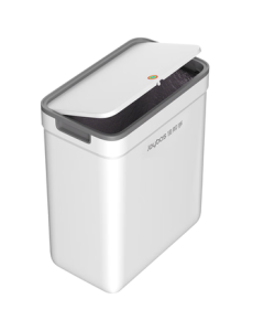 Jiabangshou 12.7L Medium Press-Lid Trash Can for Bathroom, Kitchen, Bedroom, Living Room - Gap-Friendly Household Trendy Bin