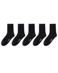J.ZAO [10A Antibacterial] Men's Socks, All-Season Spring Moisture-Wicking Casual Business Mid-Crew Socks, Breathable
