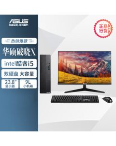 ASUS Dawn X Personal Office & Home Commercial Desktop Computer (13th Gen Intel Core i5-13400, 16GB RAM, 512GB SSD + 1TB HDD, Compact Chassis) with 23.8-inch Monitor