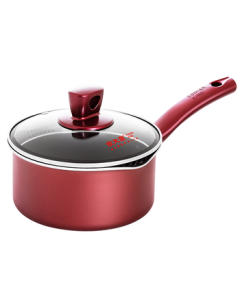 Cooker King Non-Stick Milk Pot, 18cm Multi-Purpose Soup and Milk Pot for Instant Noodles and Baby Food, Universal for Induction Cookers, Overflow Color WG14306