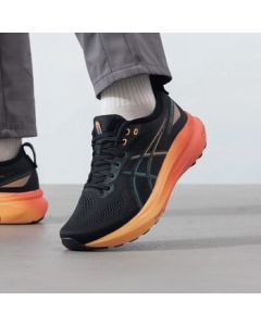 ASICS Men's GEL-KAYANO 31 Neutral Running Shoes 1011B867-004 Black/Orange Size 40.5