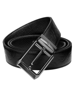 Samsonite Men's Belt - High-End Casual Pin Buckle Genuine Leather Belt Gift Box Birthday Present NQ1