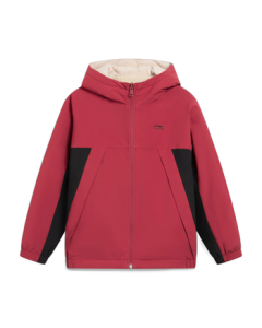 Li Ning Fleece-Lined Warm Windbreaker for Teens, New Unisex Loose-Fit Versatile Sports Jacket for Autumn/Winter YFDW073