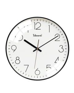 Uranus Wall Clock for Living Room and Bedroom, Modern Minimalist Creative No-Drill Fashionable 3D Round Wall Clock 35cm