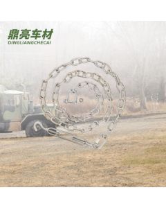 Dingliang Universal Reinforced Safety Chain M8 for Truck Cargo Compartment - Compatible with FAW, Dongfeng, HOWO Transport Vehicles