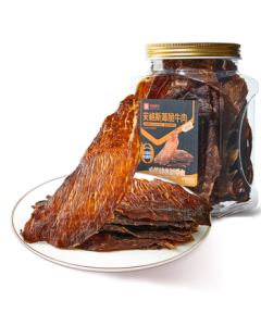 Liangpin Puzi Angus Beef Jerky Crisps 100g - Ready-to-Eat Original Flavor Thin Crispy Beef Slices, Snack