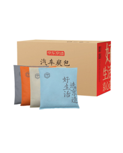 JingDong JingZao Car Activated Charcoal Bags, New Car Odor & Formaldehyde Removal, Home & Vehicle Air Purifying Carbon Bags 500g*4