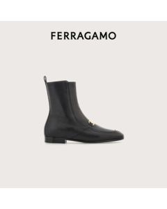 Ferragamo Women's Black Boots 0775085_1D _ Size 75/38 Gift for Girlfriend