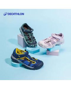 Decathlon Kids' Closed-Toe Sandals Outdoor Twist Shoes Sports Shoes Beach Shoes Crocs 5174563