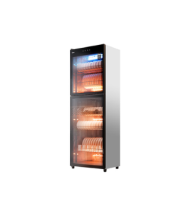 Midea 350L Large Capacity Vertical Sterilizer Cabinet for Home and Commercial Use - UV Sterilization (1-Star) for Tea Sets, Cups, Kitchenware, Restaurants - Model 300R03